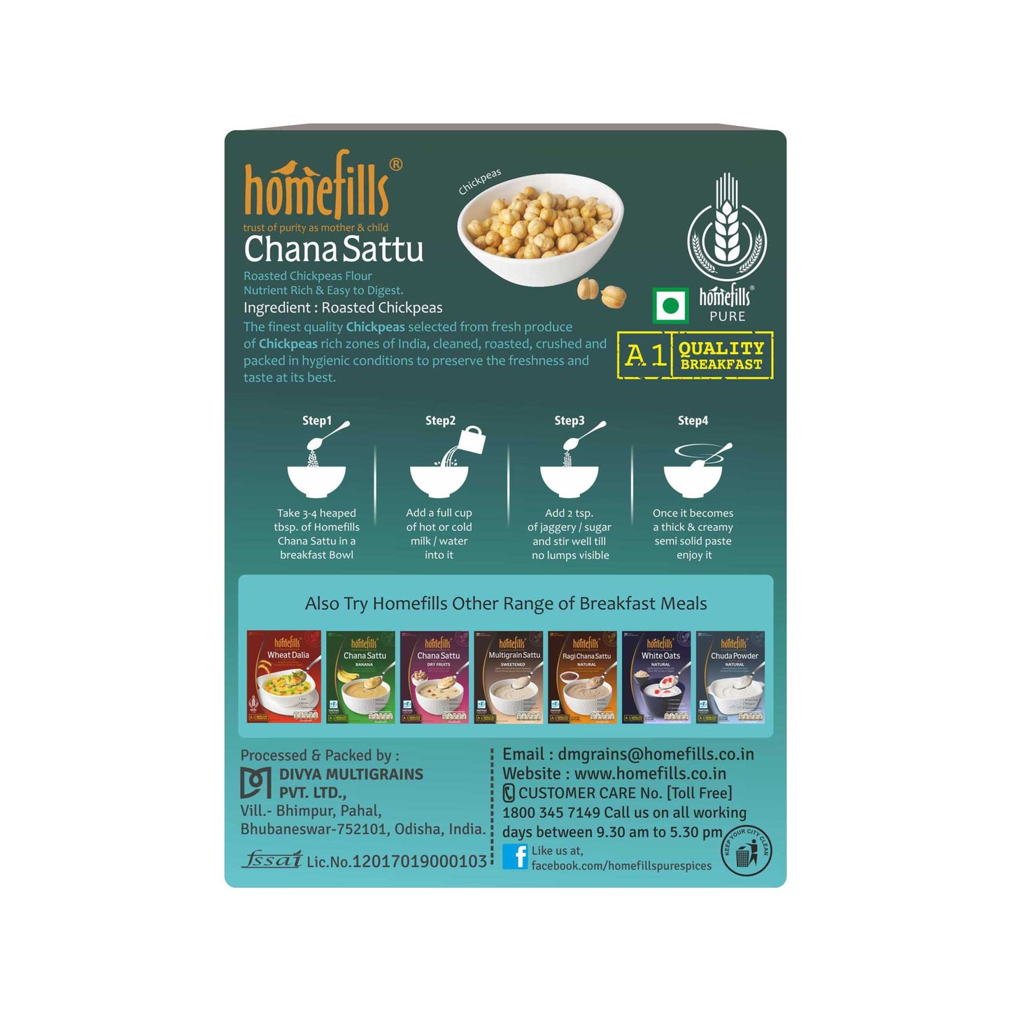 Homefills Chana Sattu (Plain)
