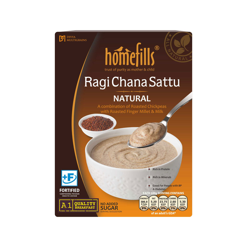 Homefills Ragi Chana Sattu - Sugar Free