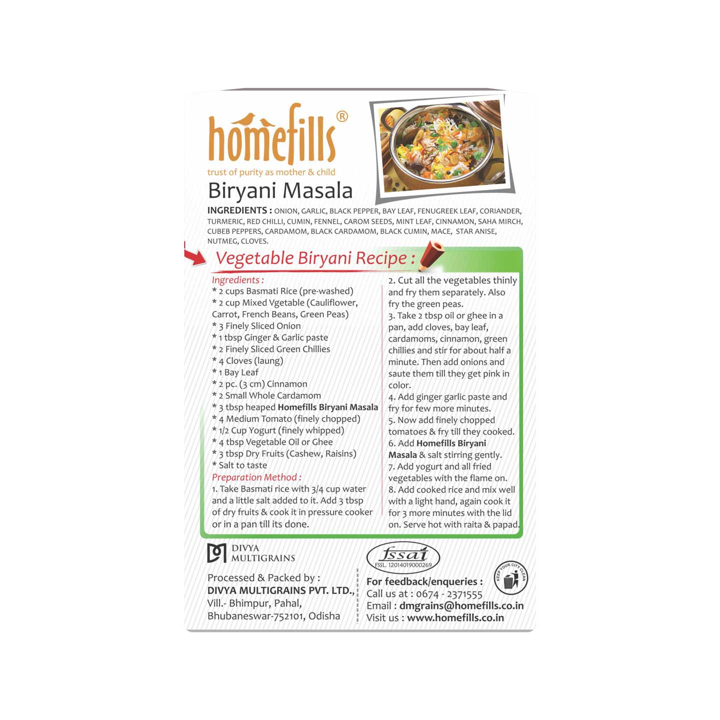 Homefills Biryani Masala